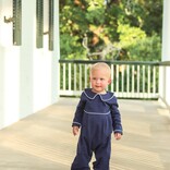 Trotter Street Kids Trotter Street Kids Joseph Romper - Navy