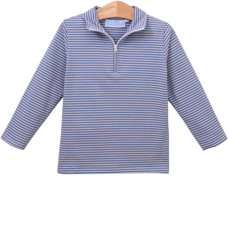 Trotter Street Kids Trotter Street Kids Tucker Pullover - Slate Blue