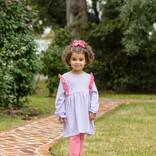 Trotter Street Kids Trotter Street Kids Olivia Pant Set - Lavender Stripe/Pink