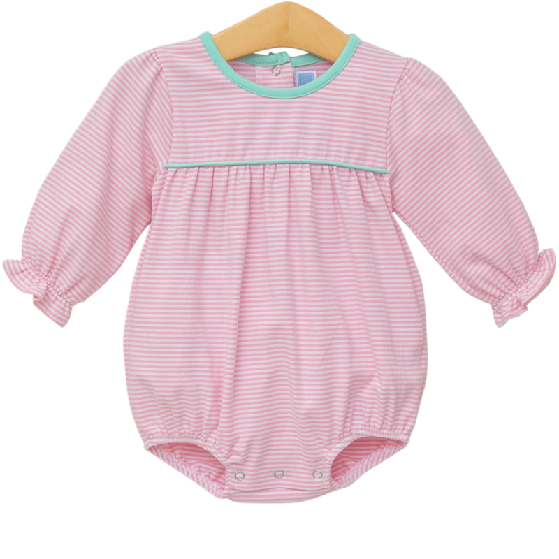 Trotter Street Kids Trotter Street Kids Ellie Bubble - Light Pink Stripe/Mint