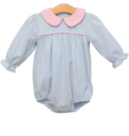 Trotter Street Kids Trotter Street Kids Katherine Bubble - Lt. Blue Stripe/Lt. Pink