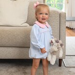 Trotter Street Kids Trotter Street Kids Katherine Bubble - Lt. Blue Stripe/Lt. Pink