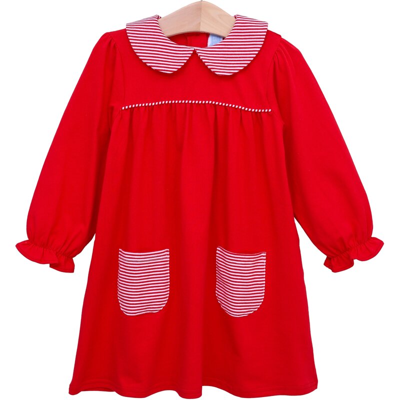 Trotter Street Kids Trotter Street Kids Abigail Dress - Red