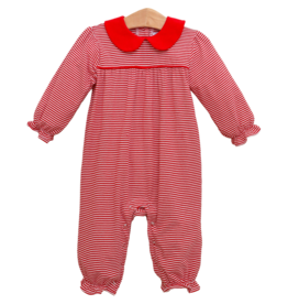 Trotter Street Kids Trotter Street Kids Abigail Romper - Red