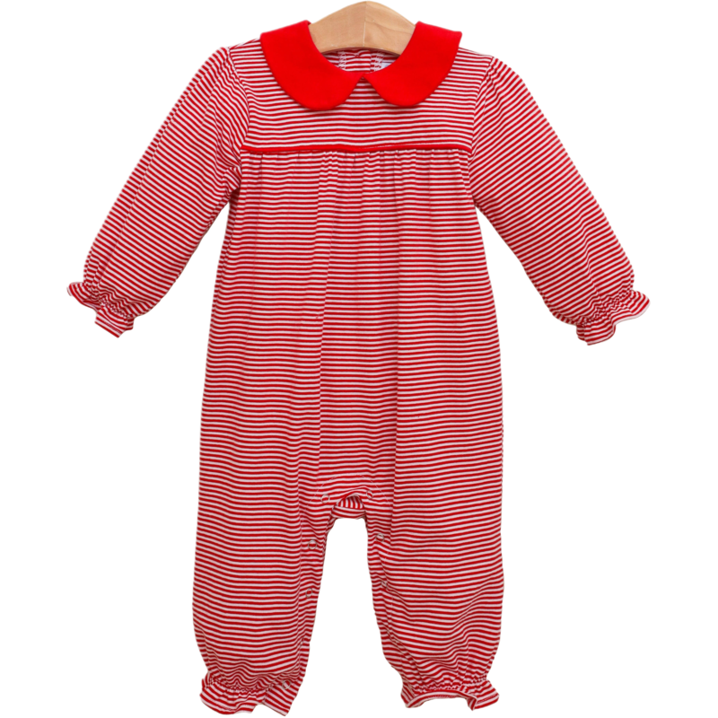 Trotter Street Kids Trotter Street Kids Abigail Romper - Red