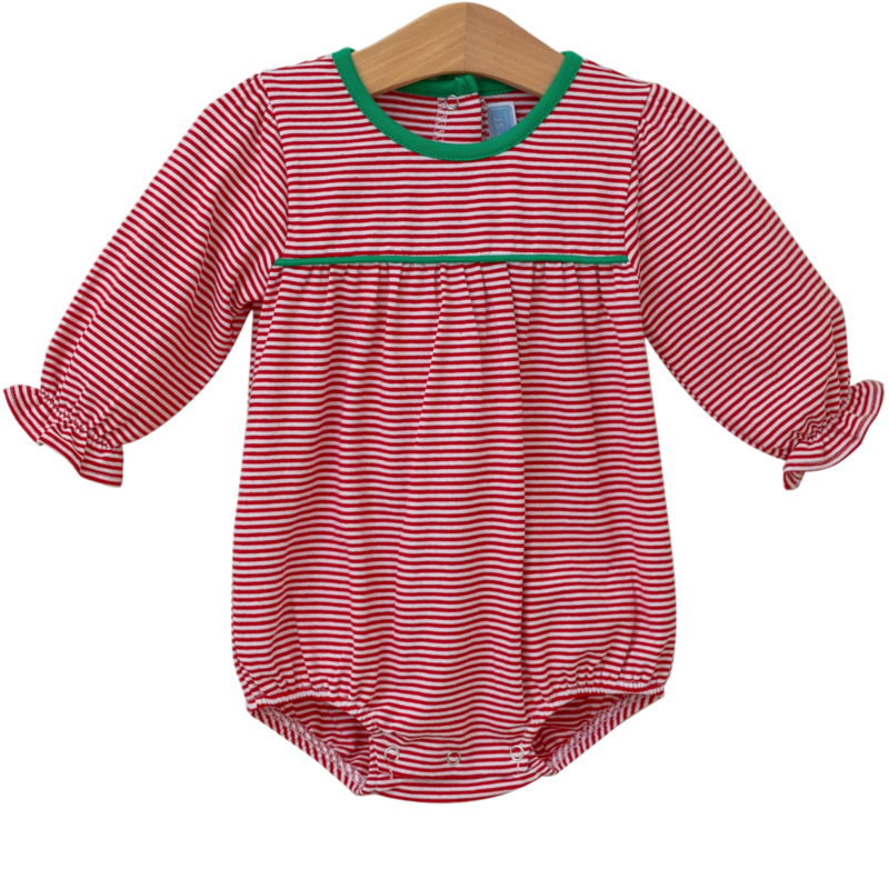 Trotter Street Kids Trotter Street Kids Ellie Bubble - Red Stripe/Green