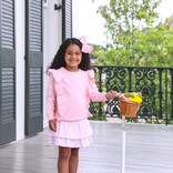 Trotter Street Kids Trotter Street Kids Laura Ruffle Pullover - Light Pink