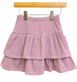 Trotter Street Kids Trotter Street Kids Rosemary Skort - Cranberry Stripe
