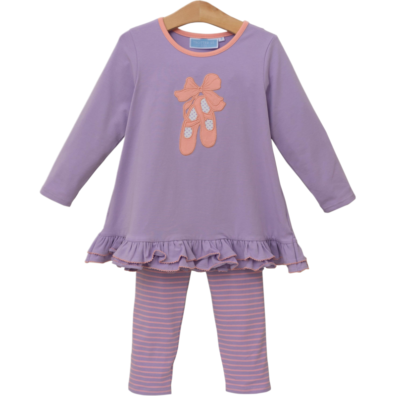 Trotter Street Kids Trotter Street Kids Ballet Slipper Pant Set