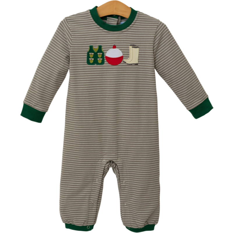 Trotter Street Kids Trotter Street Kids Fishing Trio Romper
