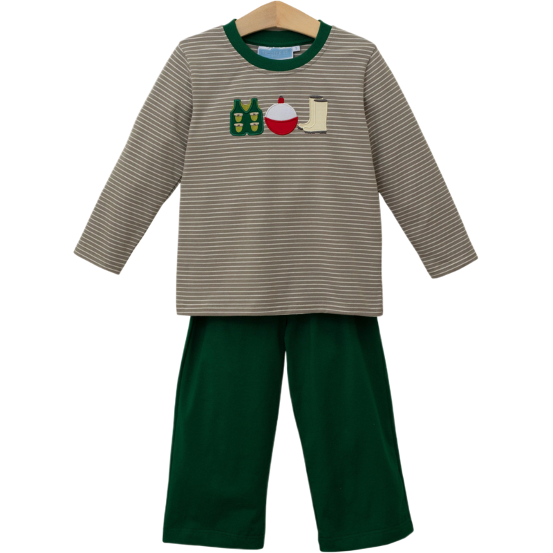Trotter Street Kids Trotter Street Kids Fishing Trio Pant Set