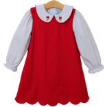 Trotter Street Kids Trotter Street Kids Holiday Bow Dress Set