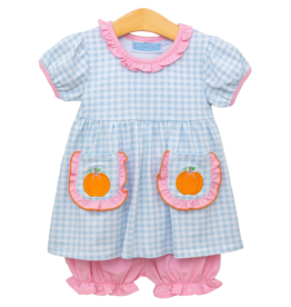 Trotter Street Kids Trotter Street Kids Pumpkin Bloomer Set