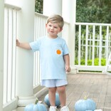 Trotter Street Kids Trotter Street Kids Pumpkin Short Set