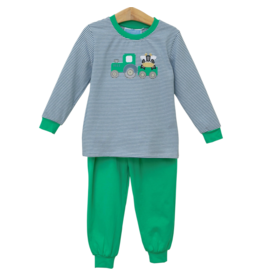 Trotter Street Kids Trotter Street Kids Tractor Pant Set
