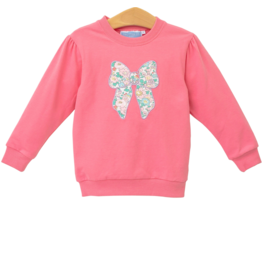 Trotter Street Kids Trotter Street Kids Bow French Terry Pullover