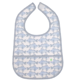 Apple of My Isla Apple of My Isla The Wipe It Bib - Fish