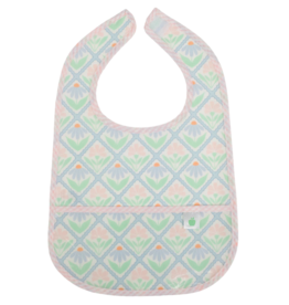 Apple of My Isla Apple of My Isla The Wipe It Bib - Pastel Floral