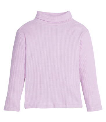 Bisby Bisby Lilac Ribbed Turtleneck