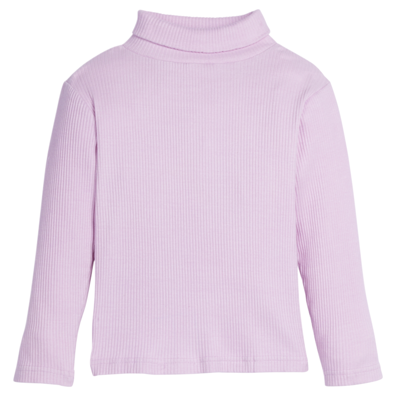 Bisby Bisby Lilac Ribbed Turtleneck