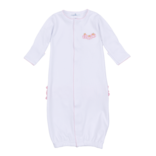 Magnolia Baby Magnolia Baby Precious Pumpkins Pink Emb Ruffle Converter