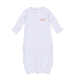 Magnolia Baby Magnolia Baby Precious Pumpkins Pink Emb Ruffle Converter