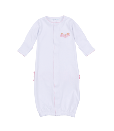 Magnolia Baby Magnolia Baby Precious Pumpkins Pink Emb Ruffle Converter