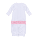 Magnolia Baby Magnolia Baby Precious Pumpkins Pink Emb Ruffle Converter