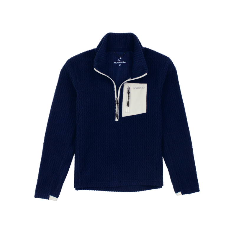 Properly Tied Properly Tied Yukon Pullover - Navy