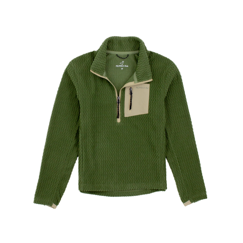 Properly Tied Properly Tied Yukon Pullover - Olive