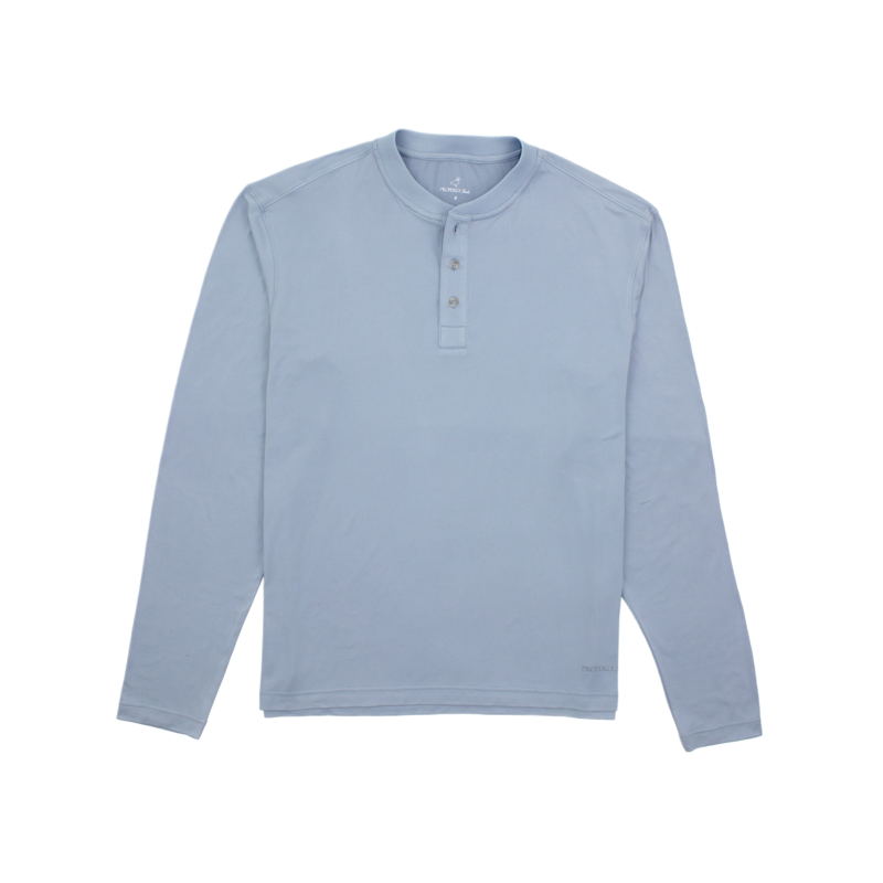 Properly Tied Properly Tied Ravine Henley - Dusk Blue