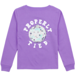 Properly Tied Properly Tied Light Purple LS Tee - Disco Ball