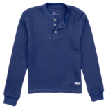 Properly Tied Properly Tied Trek Henley - River Blue