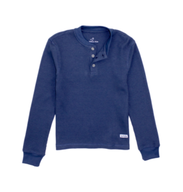 Properly Tied Properly Tied Trek Henley - River Blue