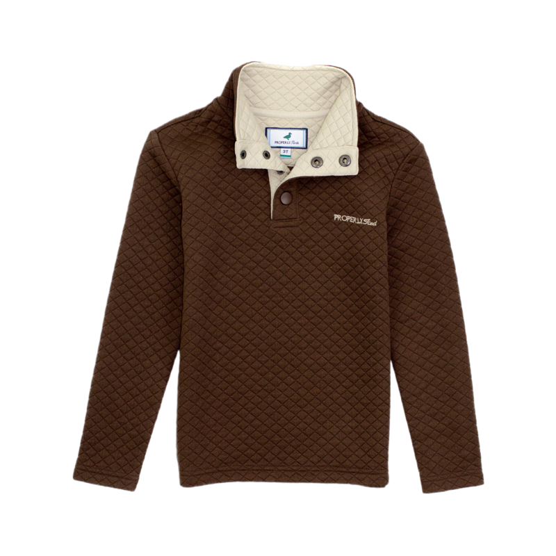 Properly Tied Properly Tied Club Pullover - Brown