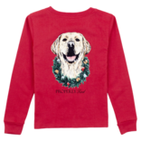 Properly Tied Properly Tied Cabernet LS Tee - Deck The Paws