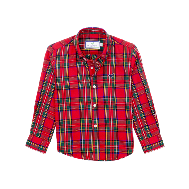 Properly Tied Properly Tied Seasonal Sportshirt - Yuletide