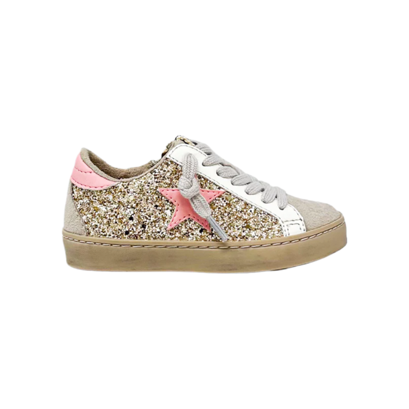 ShuShop ShuShop Paula Gold Sparkle Sneakers