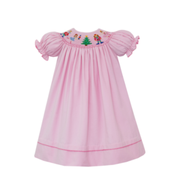 Anavini Anavini Nutcracker Corduroy Bishop Dress