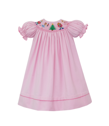 Anavini Anavini Nutcracker Corduroy Bishop Dress