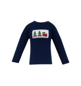 Anavini Anavini Christmas Tree Train T-Shirt