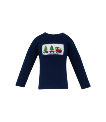 Anavini Anavini Christmas Tree Train T-Shirt