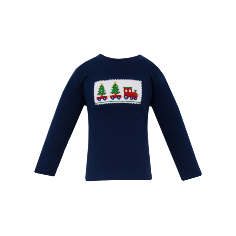 Anavini Anavini Christmas Tree Train T-Shirt