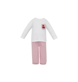 Petit Bebe Petit Bebe Christmas Tree Car Pocket Pant Set