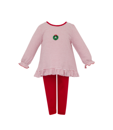 Petit Bebe Petit Bebe Wreath Tunic Set