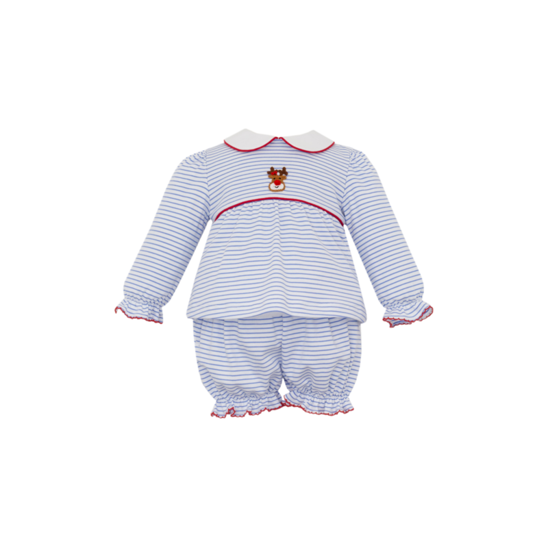 Petit Bebe Petit Bebe Rudolph Bloomer Set