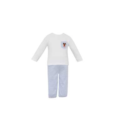 Petit Bebe Petit Bebe Rudolph Pocket Pant Set