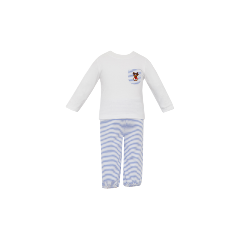 Petit Bebe Petit Bebe Rudolph Pocket Pant Set