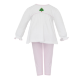 Petit Bebe Petit Bebe Christmas Tree Tunic Set