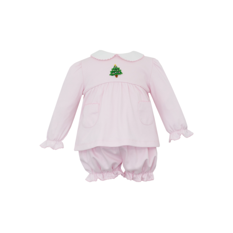 Petit Bebe Petit Bebe Christmas Tree Bloomer Set